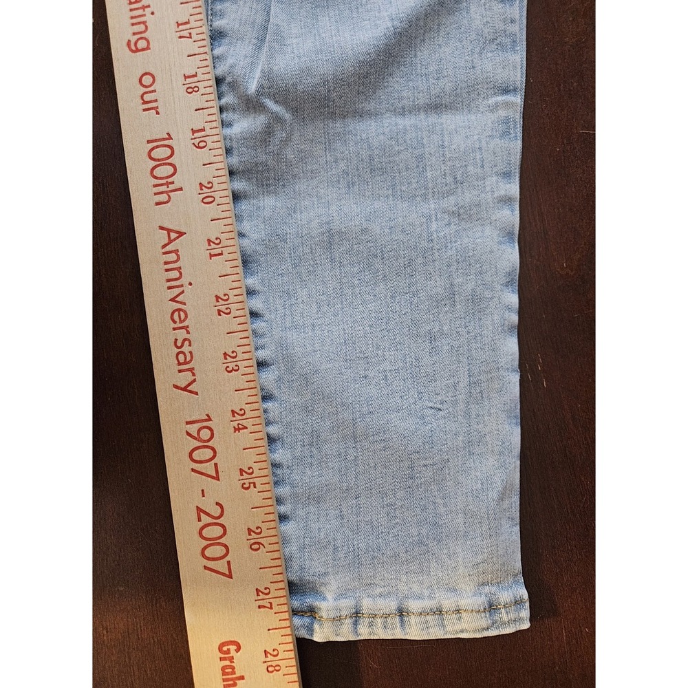 Aeropostale High Rise Curvy Jegging Jeans‎ Women's 12R Light Wash Distressed NWT - Picture 10 of 10